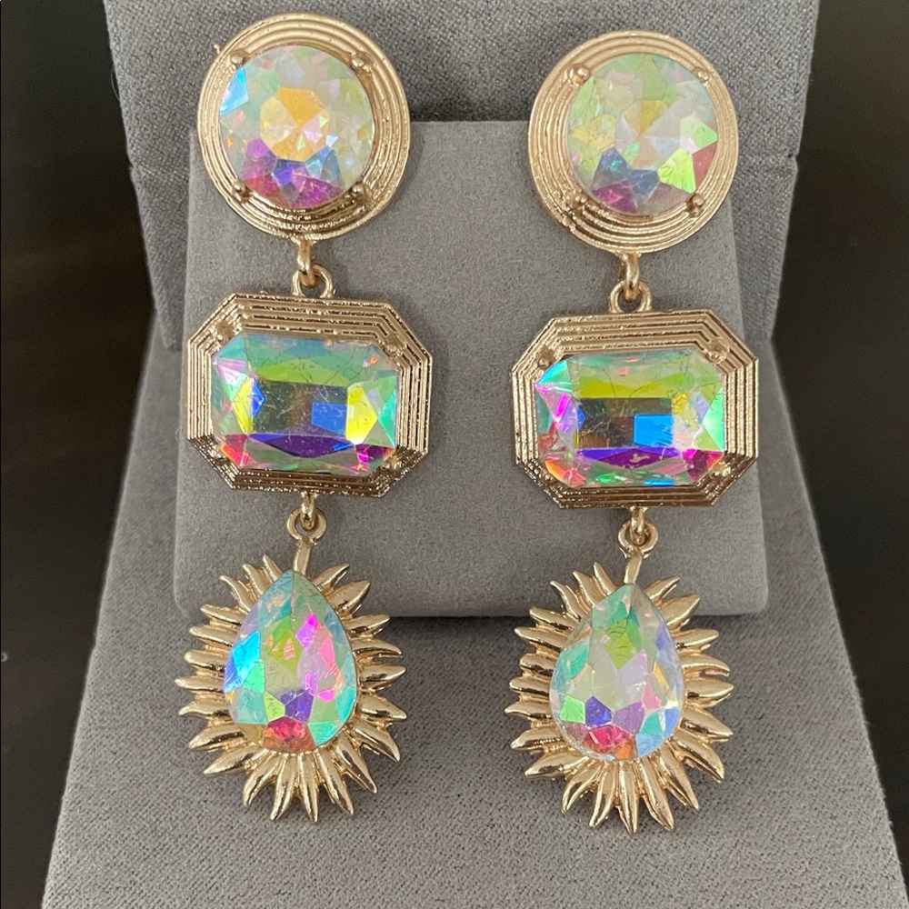 Iridescent Dangle Earrings
